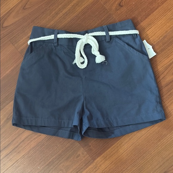 Source Unknown Other - Girls Relaxed Fit Shorts with Rope Belt